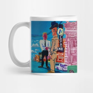 Handshake on Front Street Mug